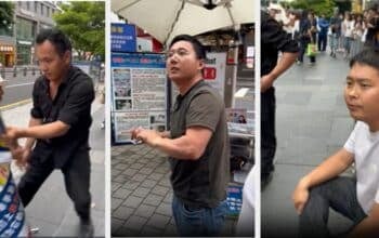 Kineski državljani uhapšeni prilikom napada na info-štand Falun Gonga u Južnoj Koreji