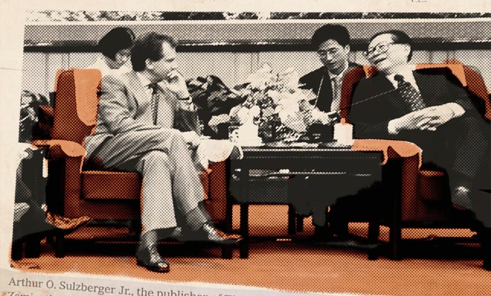 Izdavač New York Timesa na sastanku s tadašnjim vođom KPK u Pekingu